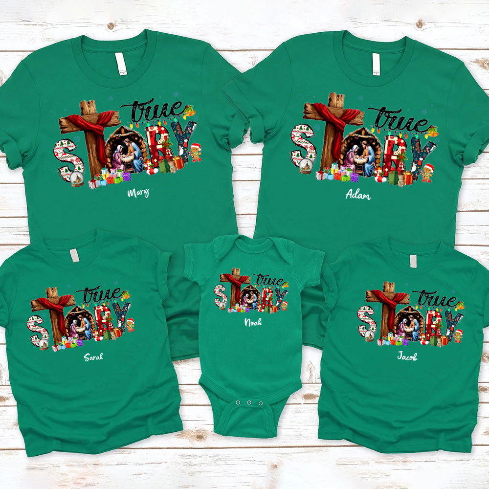 A Thrill Of Hope The Weary World Rejoice Christmas Family Matching Shirts Sale - GuidingCross