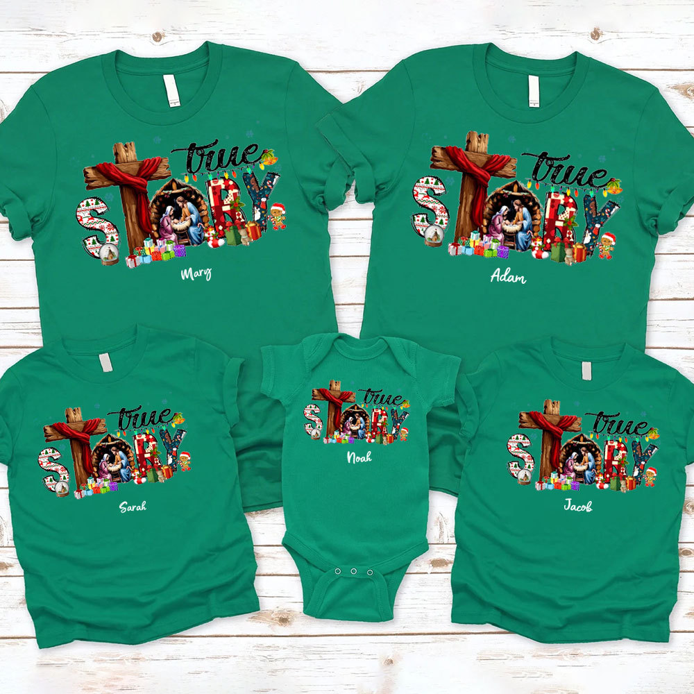A Thrill Of Hope The Weary World Rejoice Christmas Family Matching Shirts Sale - GuidingCross