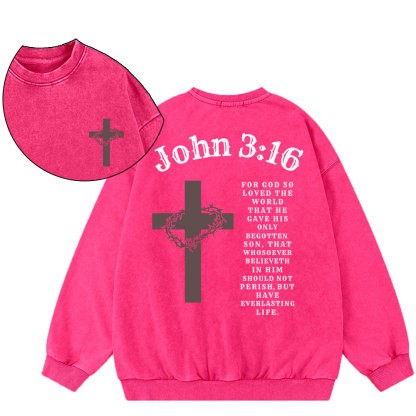 Faith Apparel Christian Washed Sweatshirt