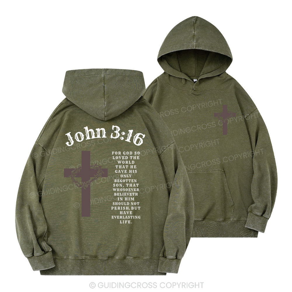 Faith Apparel Christian Washed Hoodie Sale - GuidingCross