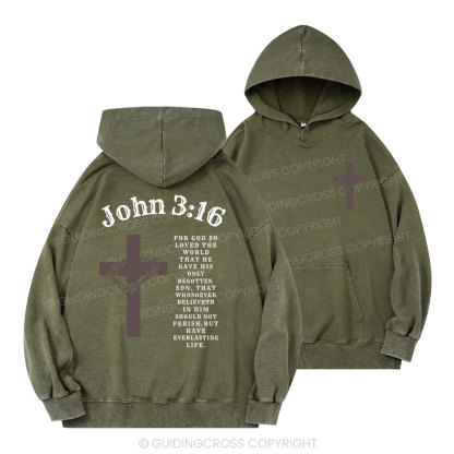 Faith Apparel Christian Washed Hoodie