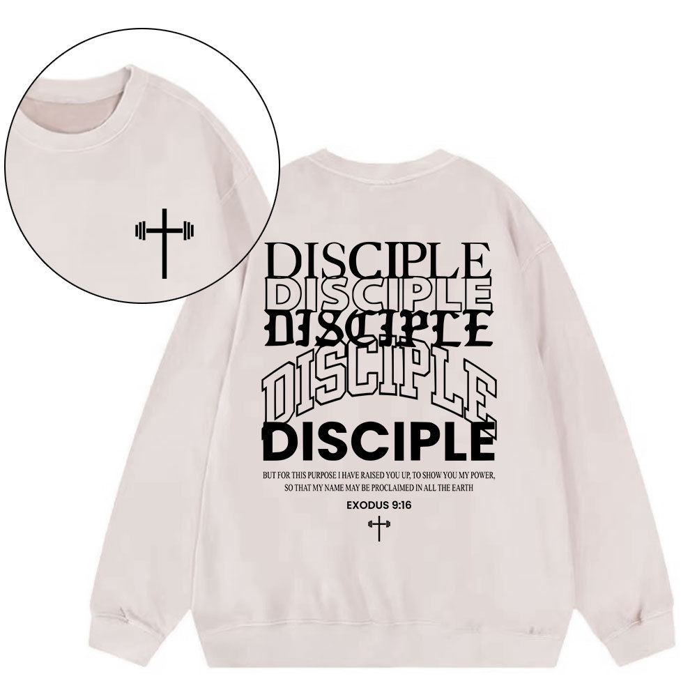 Discipple Christian Washed Sweatshirt