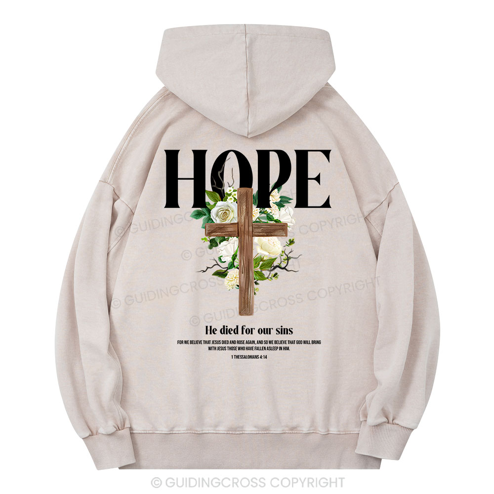 Prayer Christian Washed Hoodie Sale - GuidingCross