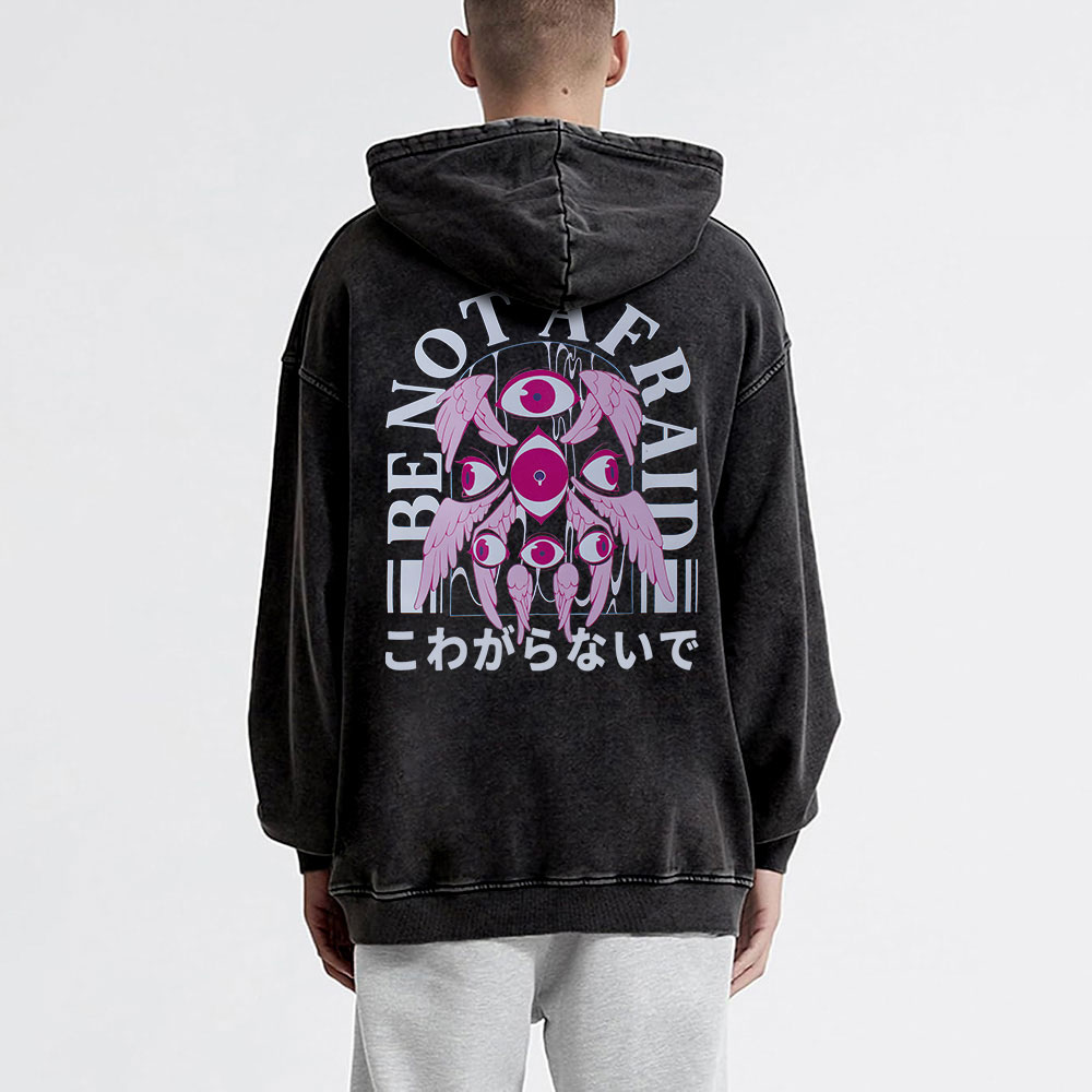 Be Not Afraid Christian Washed Hoodie