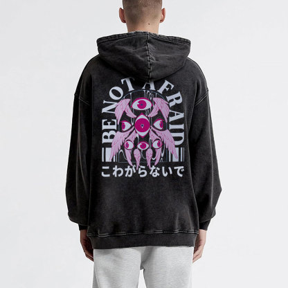 Be Not Afraid Christian Washed Hoodie