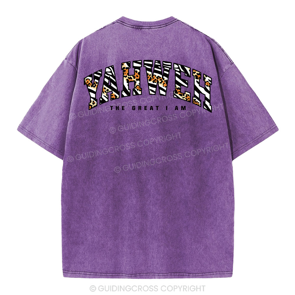 Yahweh Christian Washed T-Shirt