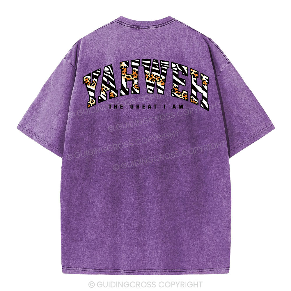 Yahweh Christian Washed T-Shirt