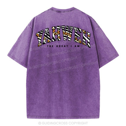 Yahweh Christian Washed T-Shirt