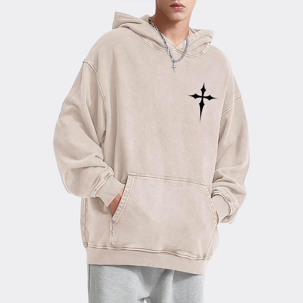 The Ultimate Deadlifter Christian Washed Hoodie