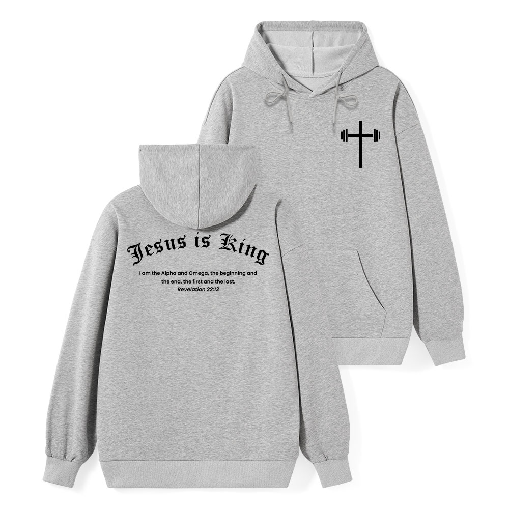 Jesus Is King Classic Christian Hoodie