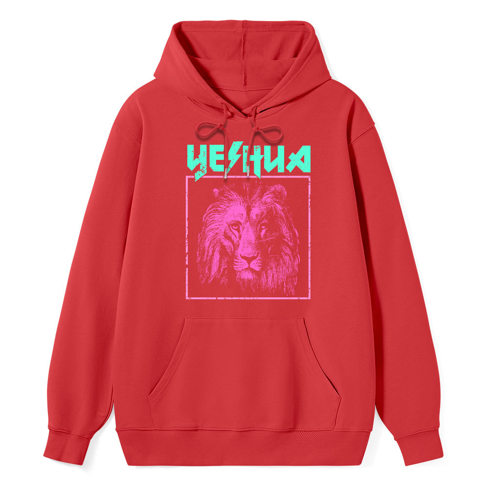 Retro Lion Yeshua Classic Christian Hoodie