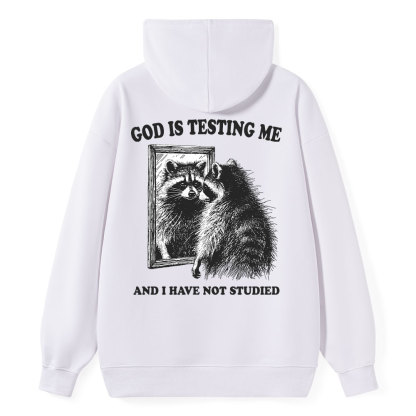 God Is Testing Me And I Have Not Studied Classic Christian Hoodie