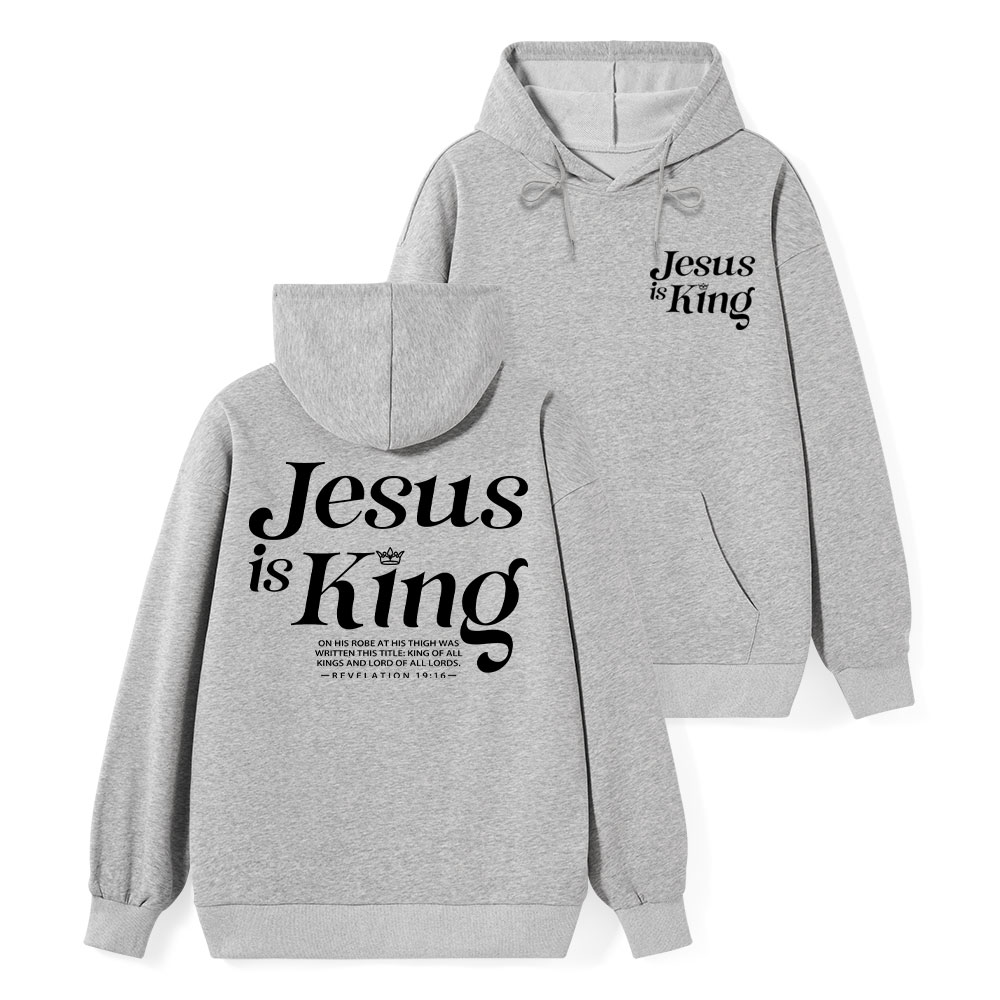 Jesus Is King Classic Christian Hoodie