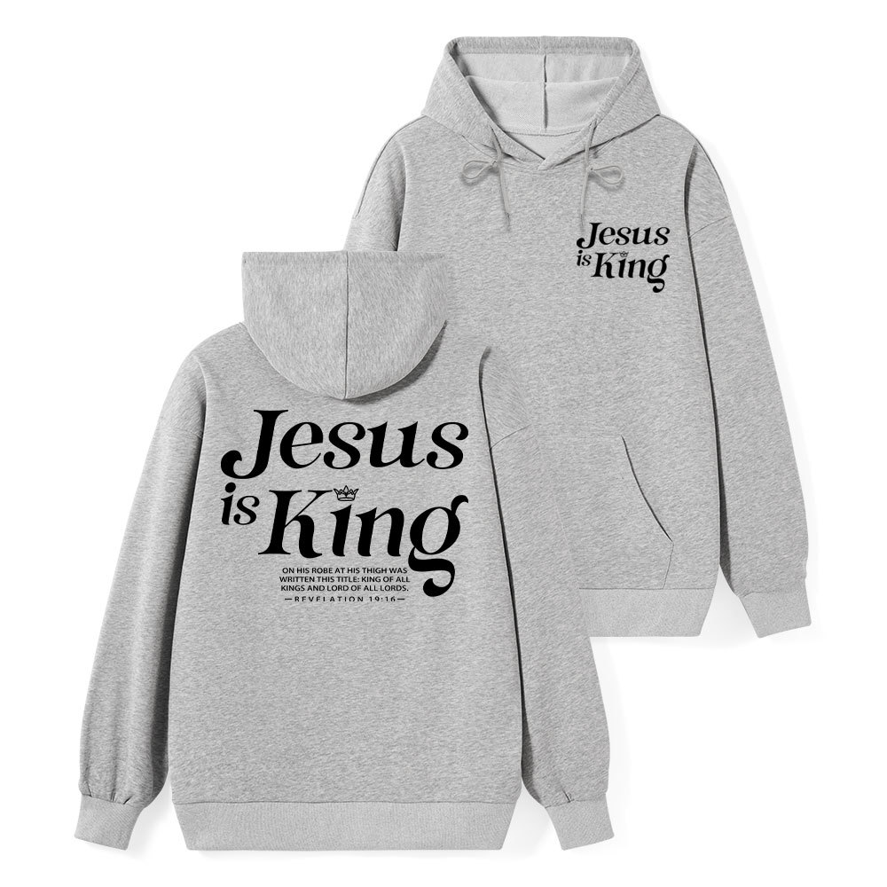 Jesus Is King Classic Christian Hoodie