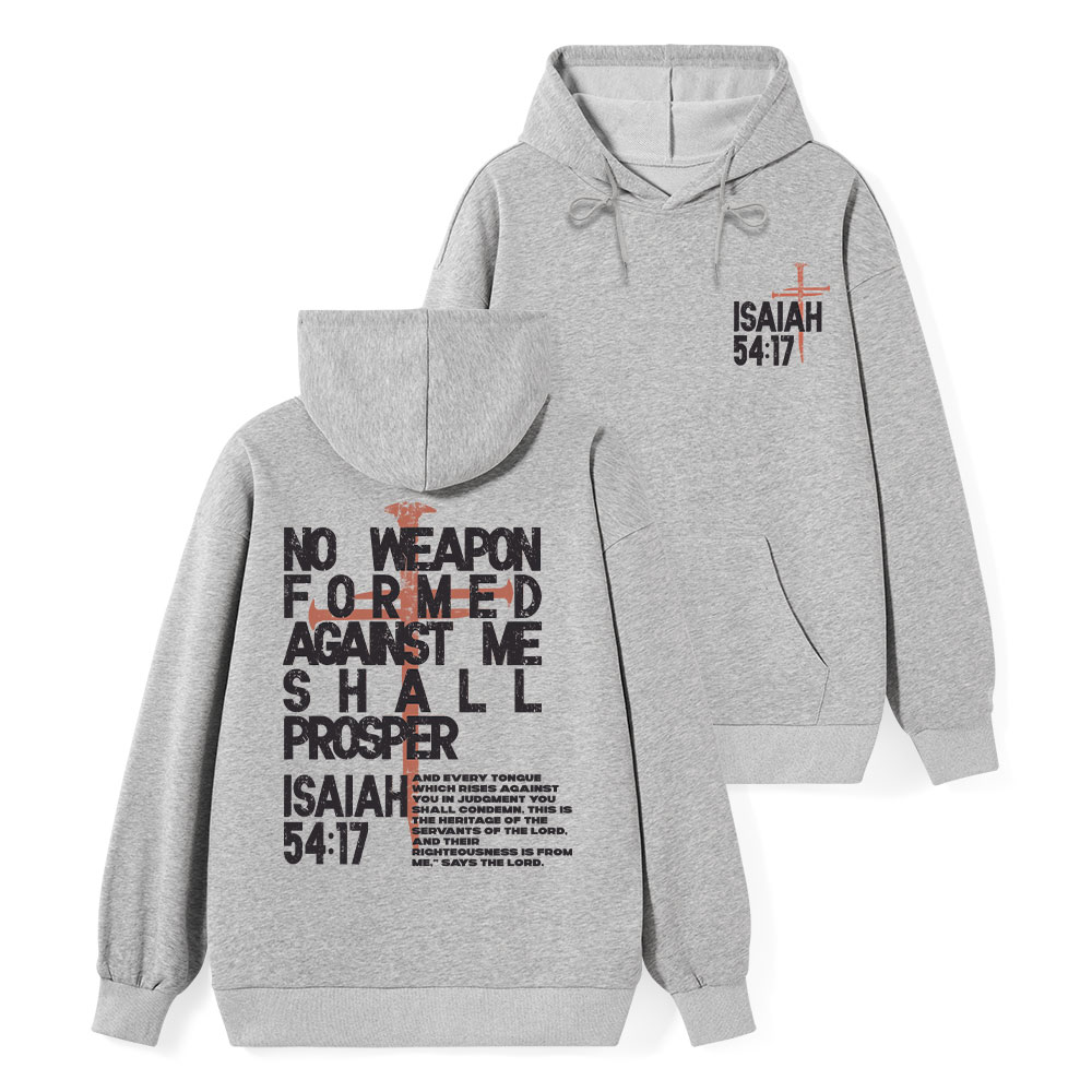 No Weapon Classic Christian Hoodie