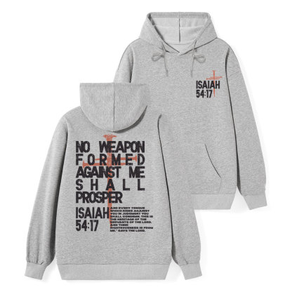 No Weapon Classic Christian Hoodie