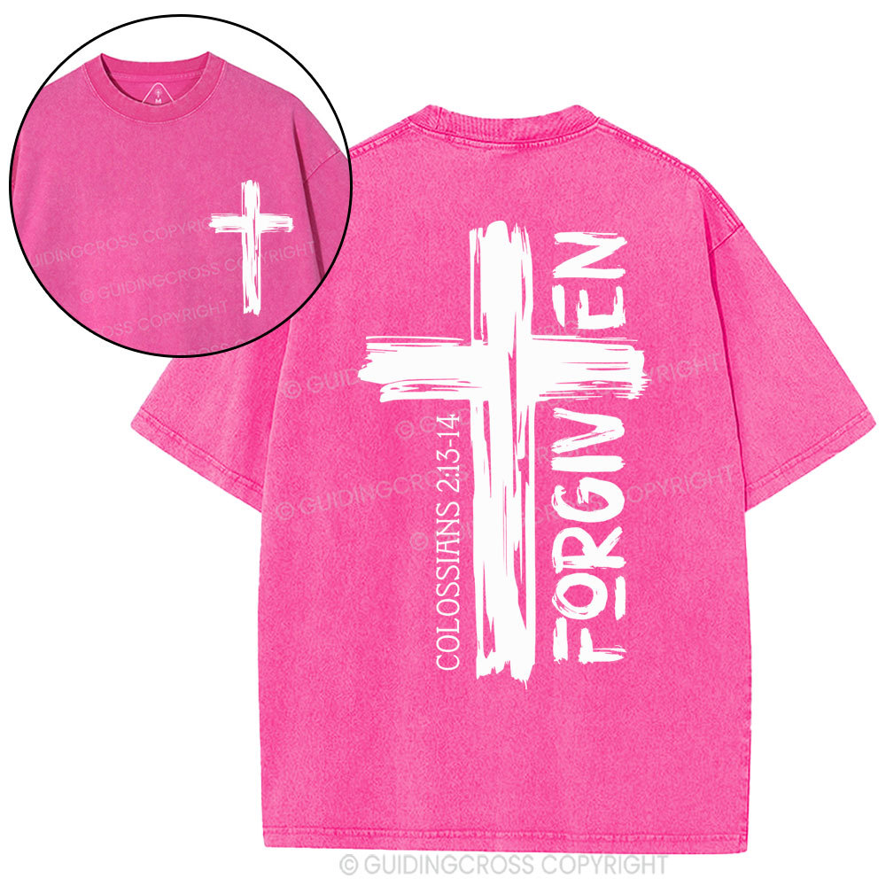 Forgiven Christian Washed T-Shirt