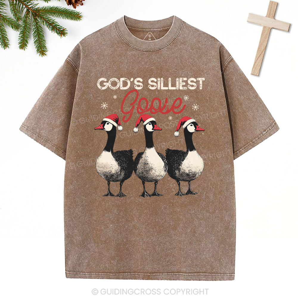 GOD’S SILLIEST Christian Washed T-Shirt