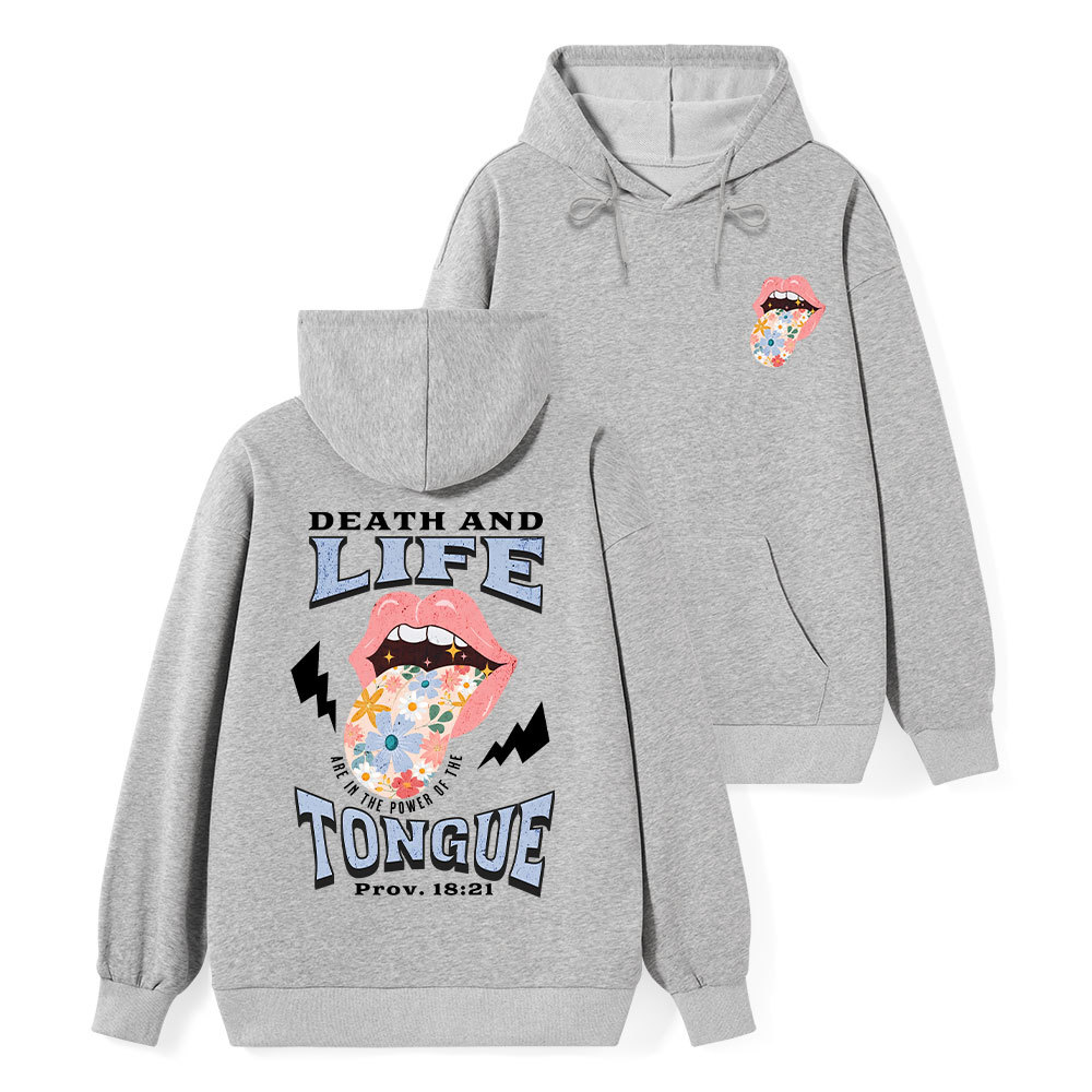 Death And Life Tongue Classic Christian Hoodie