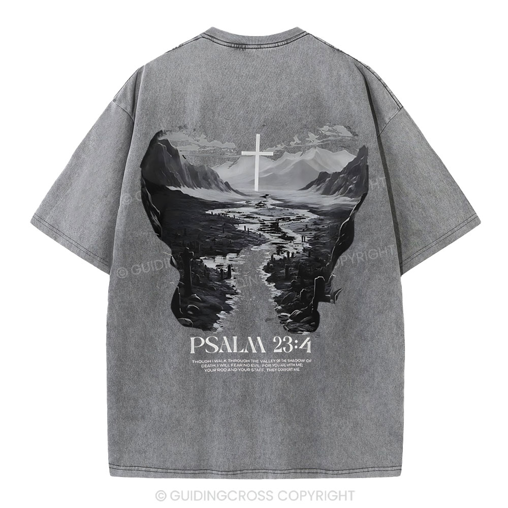 Fear No Evil  Christian Washed T-Shirt