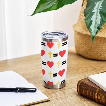 Personalized Cross Tumbler