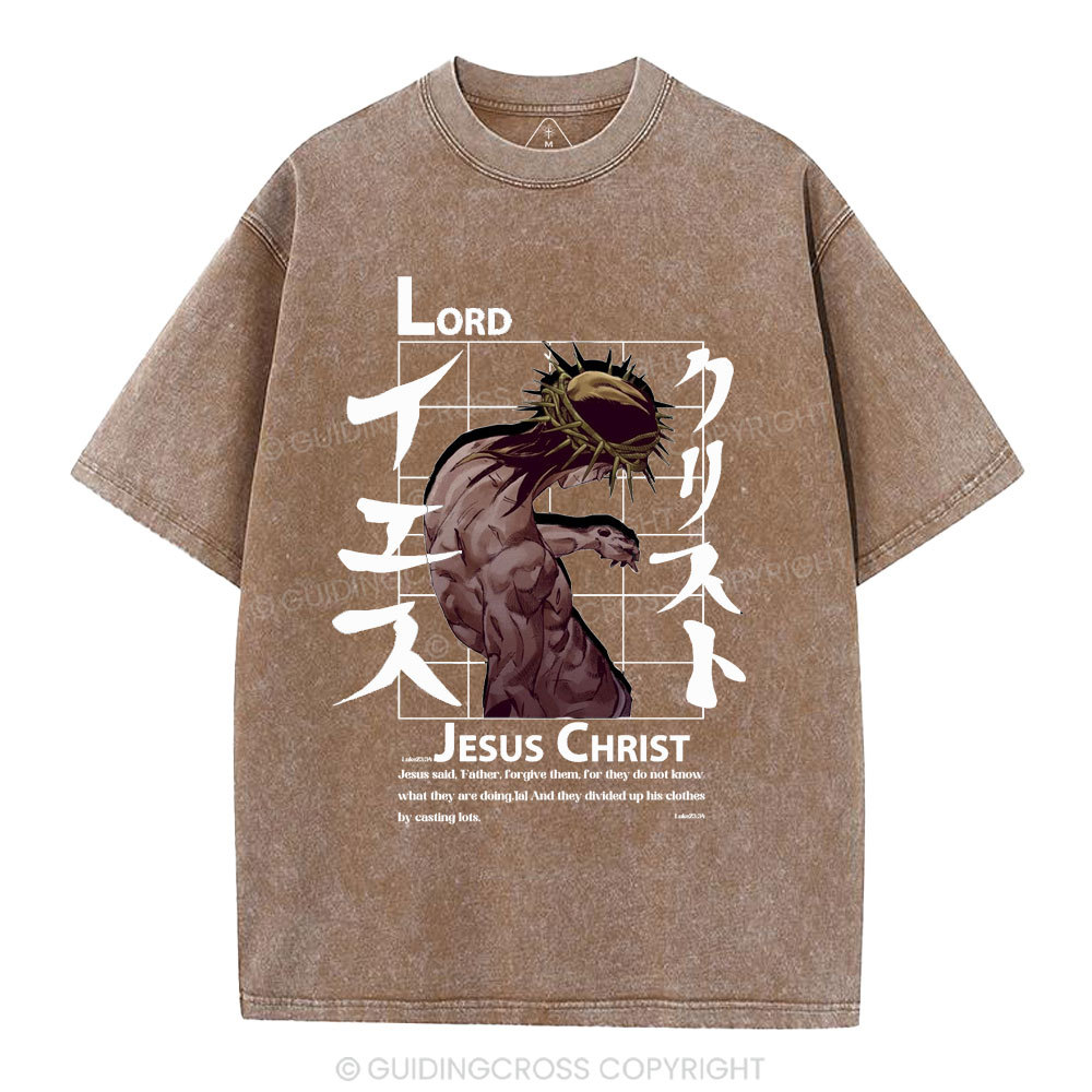 Jesus Christ Christian Washed T-Shirt