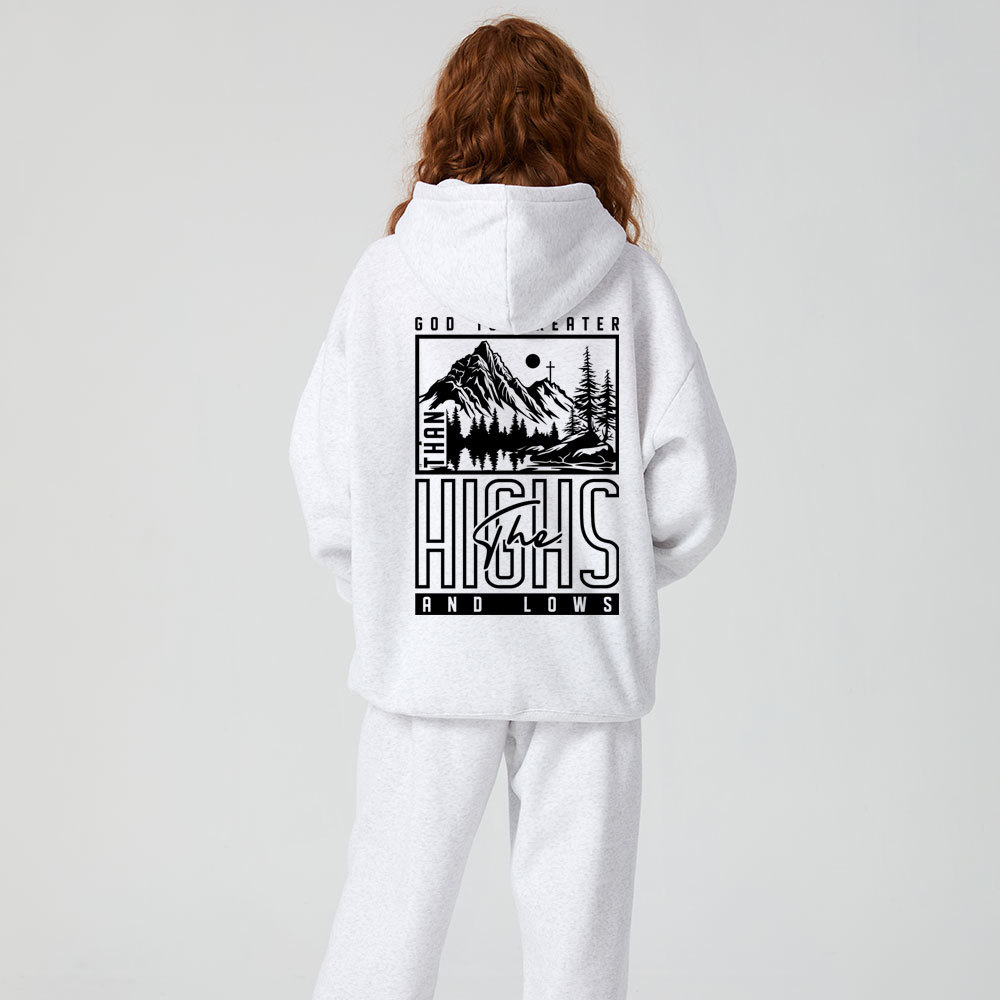 God Is Greater Christian Premium Fleece Hoodie Set