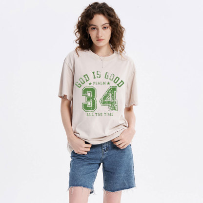 God Is Good Christian Washed T-Shirt