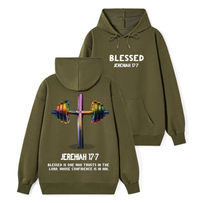 Blessed Is One Who Trusts In The Lord Classic Christian Hoodie