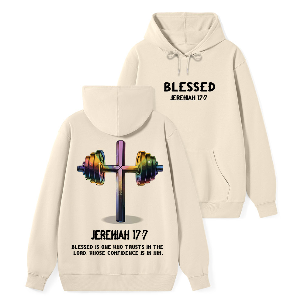 Blessed Is One Who Trusts In The Lord Classic Christian Hoodie