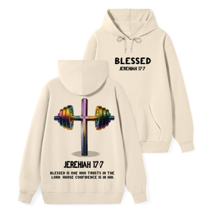 Blessed Is One Who Trusts In The Lord Classic Christian Hoodie