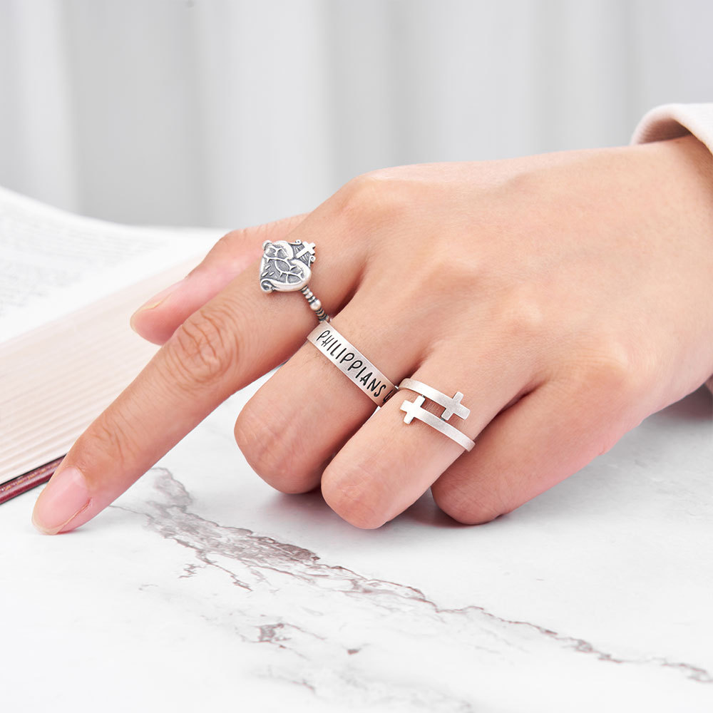 Bible Christian 925 Sterling Silver Ring