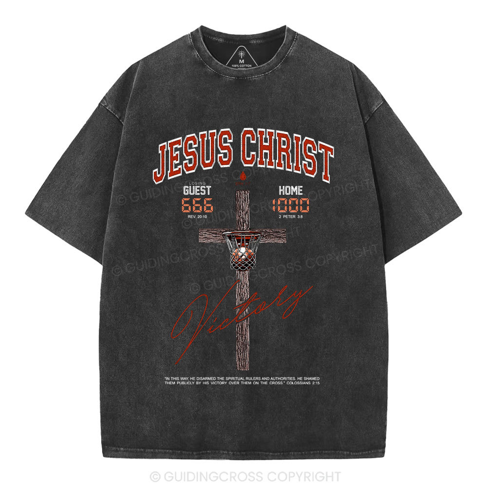 Jesus Christ Christian Washed T-Shirt