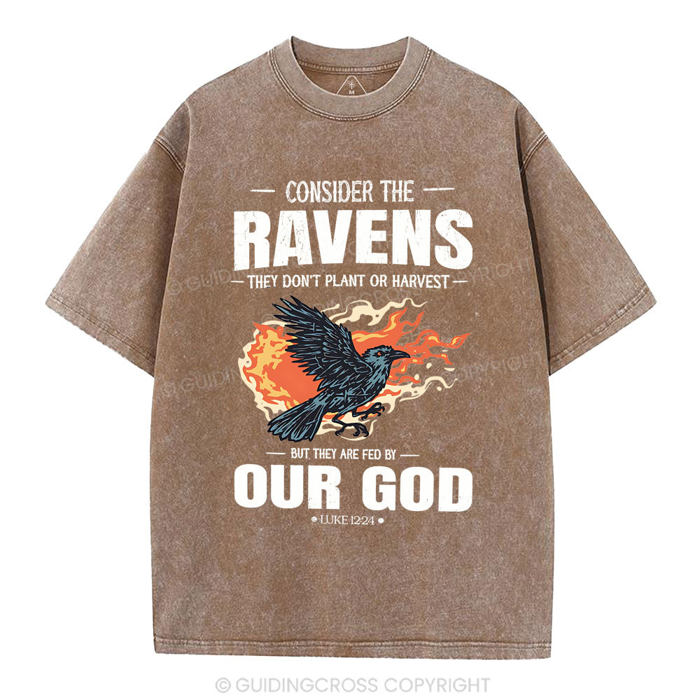 Consider The Ravens Christian Washed T-Shirt