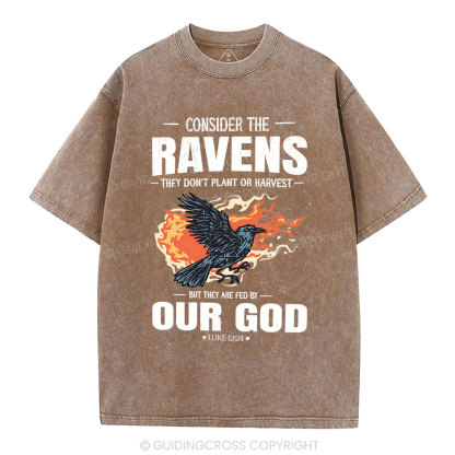 Consider The Ravens Christian Washed T-Shirt