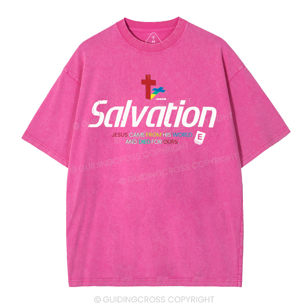 Salvation Christian Washed T-Shirt