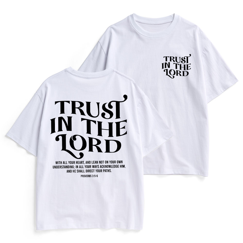 Trust In The Lord Christian Heavy Cotton T-Shirt