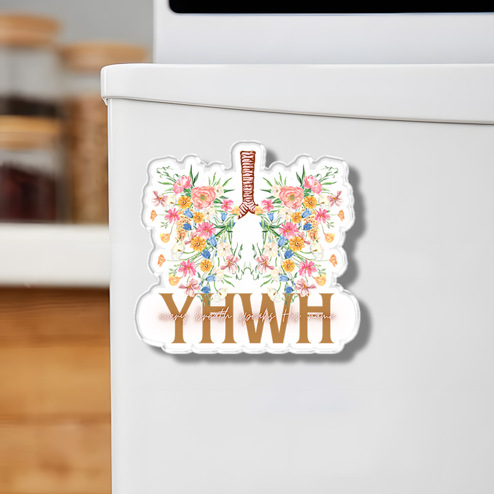 YHWH Acrylic Refrigerator Magnets