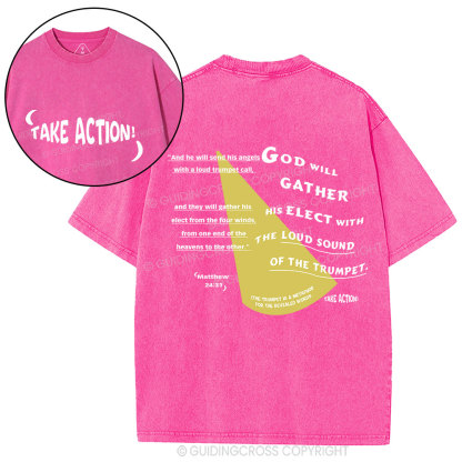 Take Action Christian Washed T-Shirt