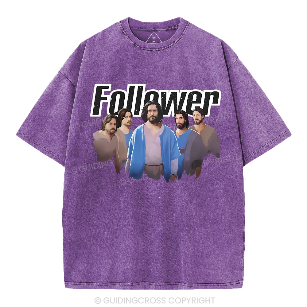 Follower Christian Washed T-Shirt