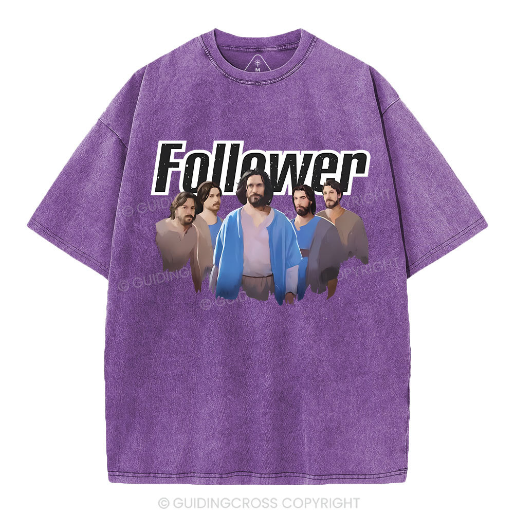 Follower Christian Washed T-Shirt