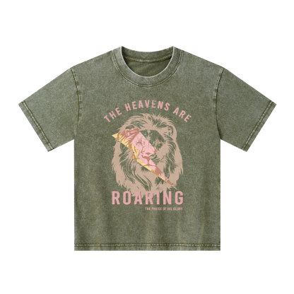 The Heavens Are Roaring Kid Washed T-Shirt
