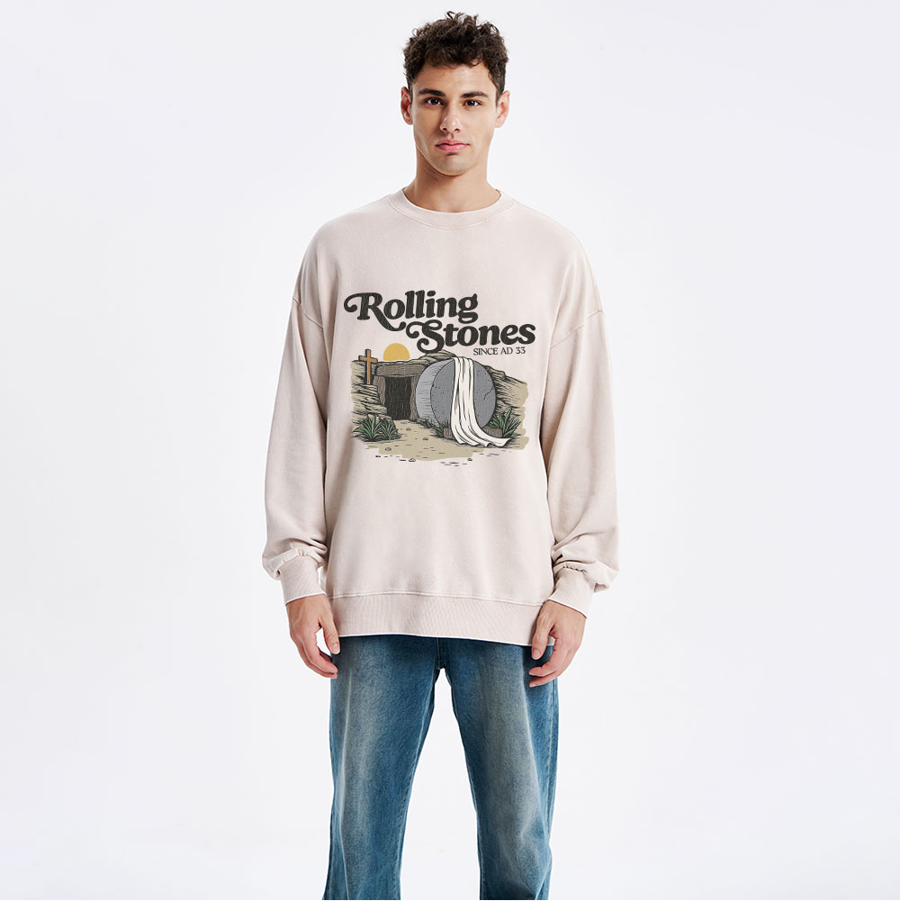 Rolling Stone Christian Washed Sweatshirt