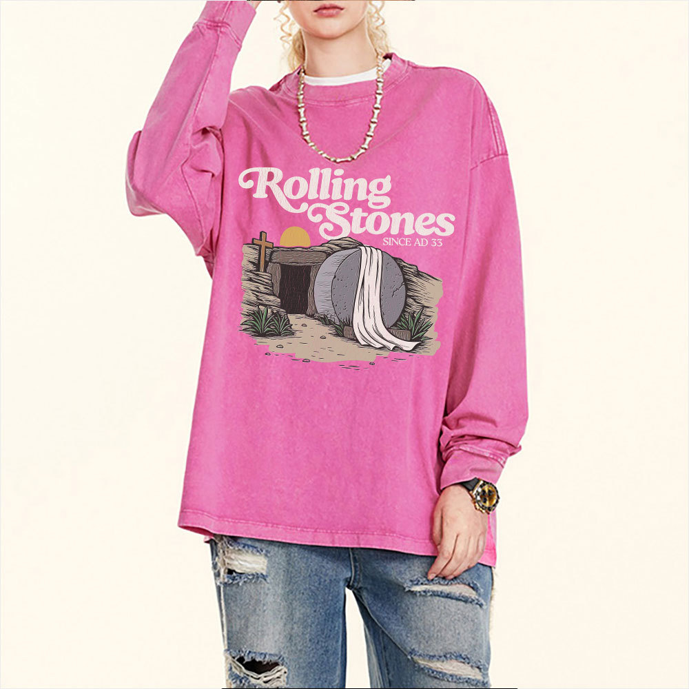 Rolling Stone Christian Washed Long Sleeve T-Shirt