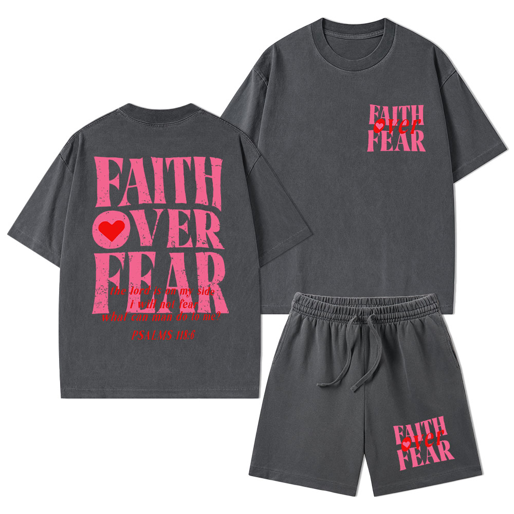 Daughter Of The King Christian Washed T-Shirt & Shorts