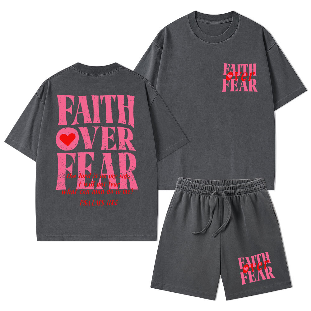 Daughter Of The King Christian Washed T-Shirt & Shorts
