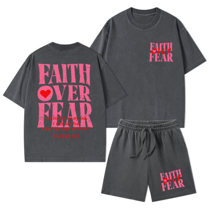 Daughter Of The King Christian Washed T-Shirt & Shorts