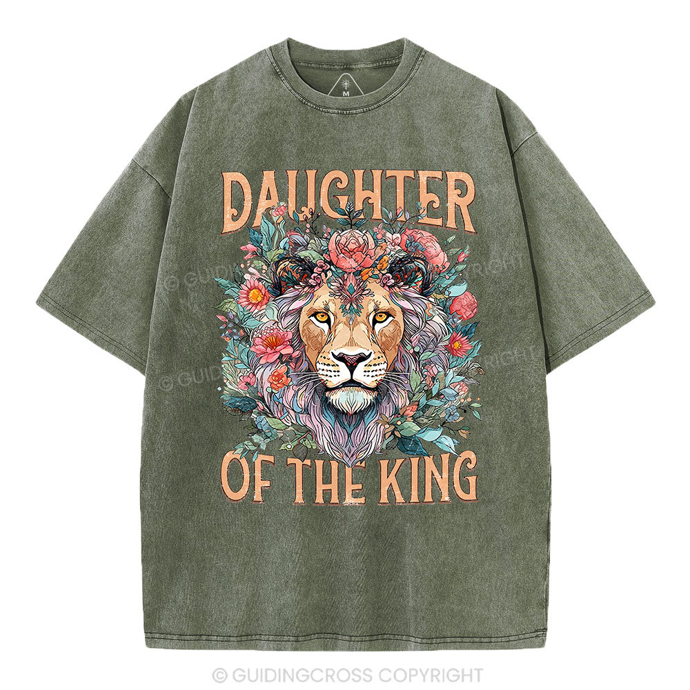 Daughter Of The King Christian Washed T-Shirt
