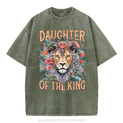 Daughter Of The King Christian Washed T-Shirt