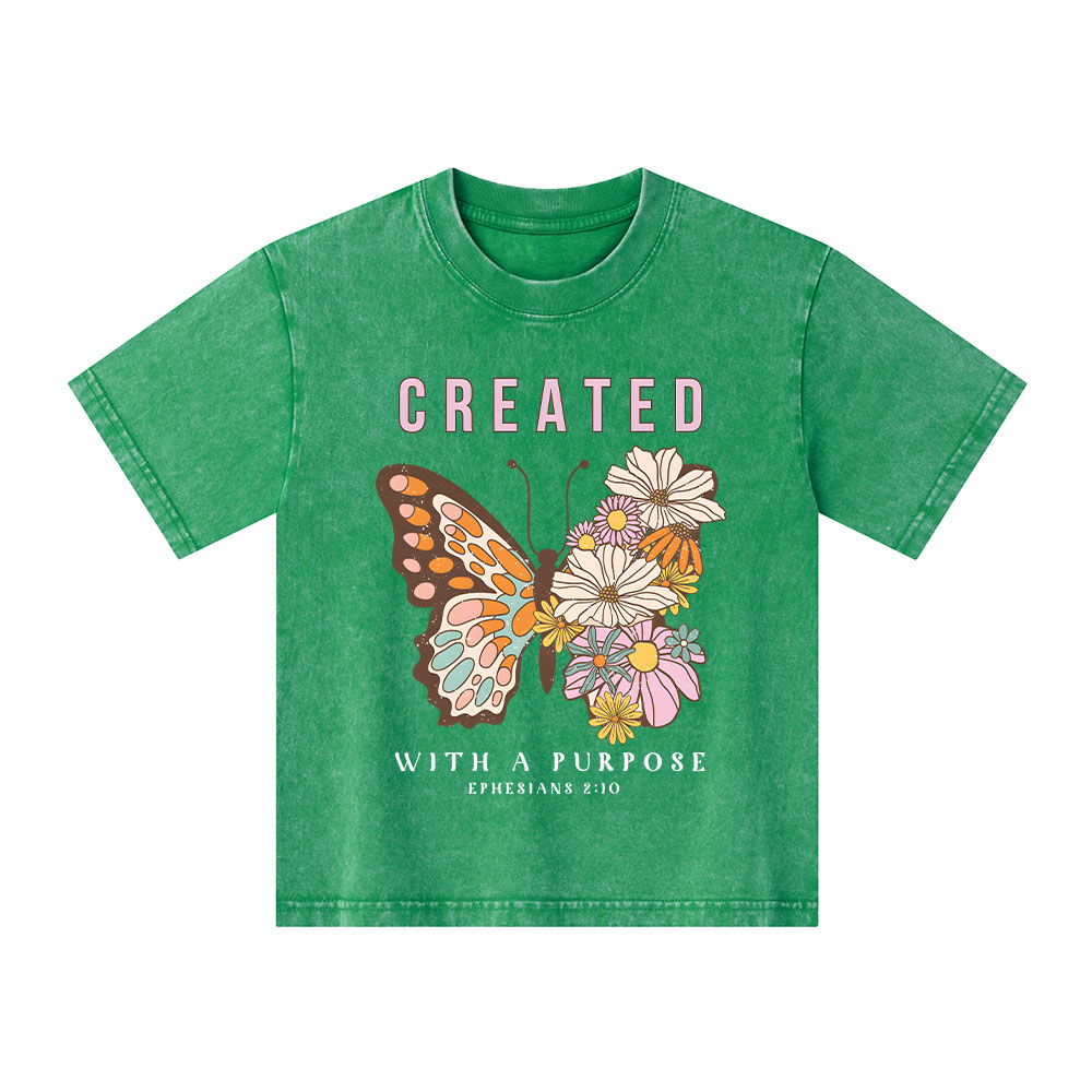 Created With Purpose Kid Washed T-Shirt